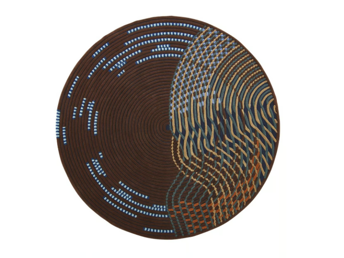 NOCTAMBULE - Patterned round rug _ Ligne Roset